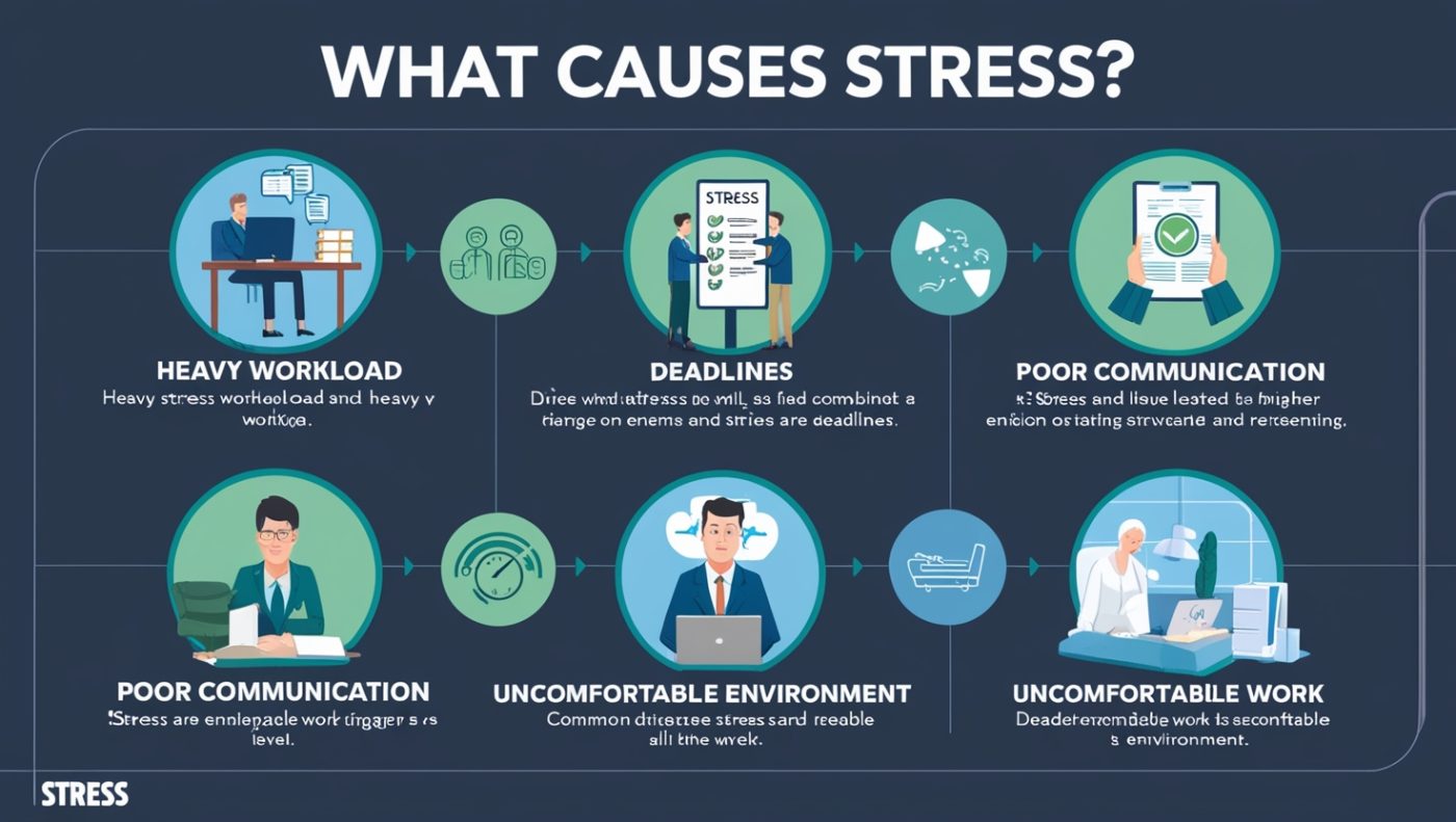 Để giảm stress hiệu quả cũng cần biết rõ nguyên nhân stress đến từ đâu